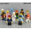 12Pcs Urban Professionals Minifigures Building Blocks Mini figures Bricks Toys LW005