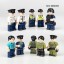 10Pcs Urban Professionals Minifigures Polices Building Blocks Mini figures Bricks Toys M8038