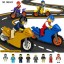 8Pcs Urban Professionals Minifigures Racers Building Blocks Mini figures Bricks Toys M8069