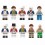 10Pcs Urban Professionals Minifigures Sailors Building Blocks Mini figures Bricks Toys M8037