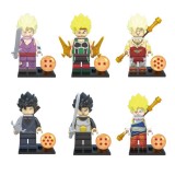 wholesale - Dragon Ball Compatible Minifigures Building Blocks Mini Figure Bricks Toys 6Pcs Set WM6032