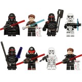 wholesale - 8Pcs Star Wars Cal Kestis Purge Troopers Minifigures Building Blocks Mini Figures Toys Set KT1066