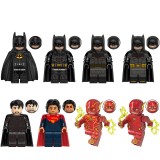 wholesale - 8Pcs Super Heroes Batman Minifigures Building Blocks Mini Action Figures DIY Dricks Toys G0123