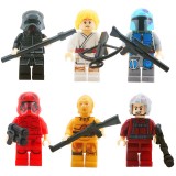 wholesale - 6Pcs Star Wars Death Trooper Building Blocks Mini Figure Toys SL89180