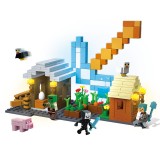 Wholesale - Minecraft Pickaxe Outpost Building Blocks Assembly DIY Bricks Block Toys NO.785