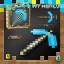 4-In-1 Minecraft Diamond Sword Pickaxe Shovel Axe Building Blocks Assembly DIY Bricks Block Toys NO.733