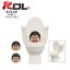 8Pcs Skibidi Toilet Building Blocks Speaker TV People Monitor Mini Action Figures DIY Bricks Toys Set KDL818