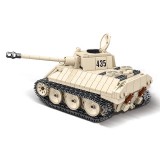 Wholesale - Military Tanks Series Building Blocks VK 1602 LEOPARD Tank Playset with Mini Figures 446Pcs Set 100101