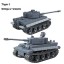 Military Tanks Series Building Blocks Tiger I Tank Playset with Mini Figures 503Pcs Set 100242