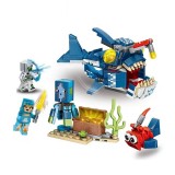 wholesale - MineCraft Adventure At Bottom Of The Sea Building Blocks 3 Variable Fomers Model Toys 309Pcs Set NO.6073