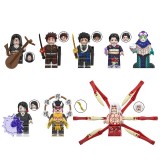 Wholesale - 8Pcs Demon Slayer Anime Muzan Hantengu Enmu Minifigures Building Blocks Mini Figure Toys WM6163