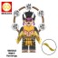 8Pcs Demon Slayer Anime Muzan Hantengu Enmu Minifigures Building Blocks Mini Figure Toys WM6163