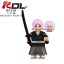 8Pcs Bleach Anime Unohana Retsu Yamamoto Minifigures Building Blocks Mini Figure Toys KDL816
