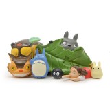 wholesale - 6Pcs Set Totoro May Bus Action Figures PVC Mini Figurines Toys Artwares