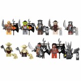 Wholesale - 10Pcs The Lord of the Rings ORCS Goblin Uruk-hai Building Blocks Mini Figures Set Kids Bricks Toys TV6402