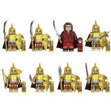 Wholesale - 8Pcs The Lord of the Rings Noldo Warrior Archer Guards Elrond Building Blocks Mini Figures Set Kids Bricks Toys TV64