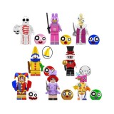 wholesale - 8Pcs The Amazing Digital Circus Building Blocks Mini Figures Set Bricks Toys TP1015