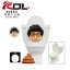 4Pcs Skibidi Toilet Building Blocks Toilet-Man Titan TV Man Mini Action Figures DIY Bricks Kids Toys Set KDL821