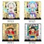 14Pcs One Piece Building Blocks Luffy Hancock Carrot Ace Mini Action Figures with Background Boards DIY Bricks Kids Toys Set