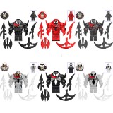 wholesale - 6Pcs Super Heroes Venom Carnage Riot Building Blocks Mini Figure Toys 3Inch Big Size AF321-326