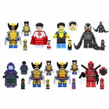 wholesale - 8Pcs Super Heroes Thanos Nebula Vision Building Blocks Mini Figures Bricks Toys KT1025
