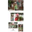 Cute bowknot knitted warm cap contrast color designed 