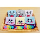 Wholesale - Cute cartoon face toe socks (3 Pairs)