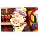 Wholesale - Rabbit sweet woolen children warm hat