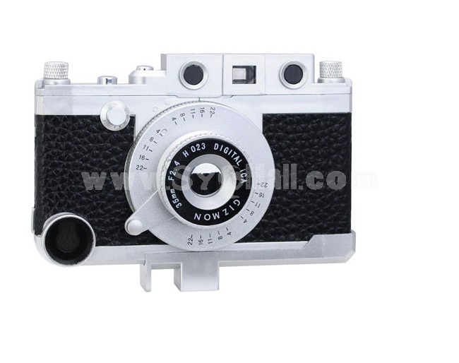 Gizmon iCA Retro Camera Case for iPhone 4/4S-Black