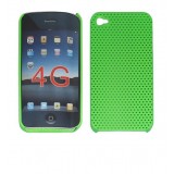Wholesale - Plastic Skin Case Green for Apple iPhone 4G OS 4