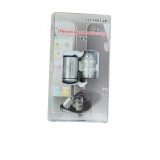 Wholesale - Special 60X Microscope with LED Light/Currency Detecting + Hard Case for iPhone 4