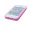 Protective and Sweet Mobile Case Covered with High Grade Paper Case for iPhone 4/4S-Pink