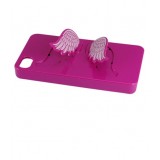 Wholesale - Angel Wings Case 3 in 1 for iPhone 4G/4S-Purple Red