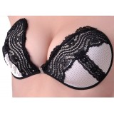 Wholesale - Invisible Backless Push Up Thick Silicone Bra (YTL004)