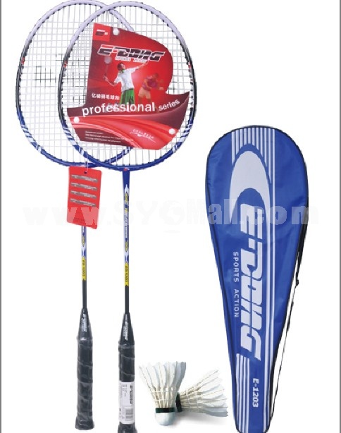 Ferroalloy badminton racket E-1203