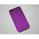 Wholesale - Rhinestone Studded Case for iPhone 4/4S - Purple