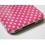 Pink Polka Dot Hard Rubber Case For iPhone 4 / 4S