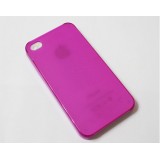 Wholesale - iPhone 4/4S Frosted Hot Pink Ultra Thin Snap-on Case
