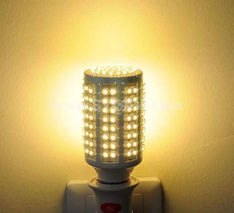 E27 10W 220V 166PCS LED 300 - 350 LM 3300-3500K Warm White Energy Saving LED Bulb
