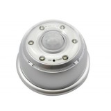 Wholesale - Motion Activated Auto PIR 6-LED Illumination Lamp - Silver