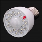 Wholesale - E27 LED Motion Sensor Lamp AC85-250V White Light Bulb