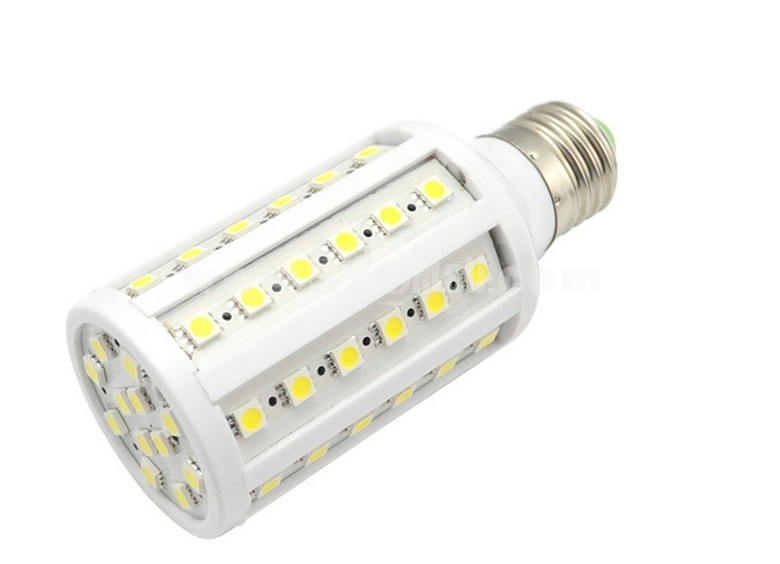 E27 11W 110-220V 60 5050 SMD LED 500LM 5500-6500K White Light Energy Saving Lamp