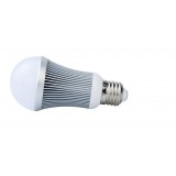 Wholesale - E27 7W 85-265V 560LM White Light, Energy Saving LED Lamp Bulb - Silver