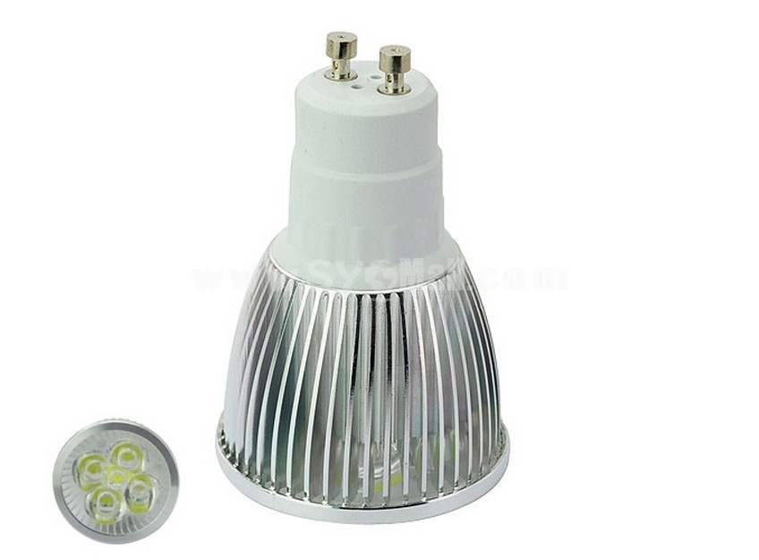 GU10 85-265V 5W White Light 6000-6500K Energy Saving LED Bulb