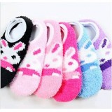 Wholesale - Cute rabbit head pattern terry socks