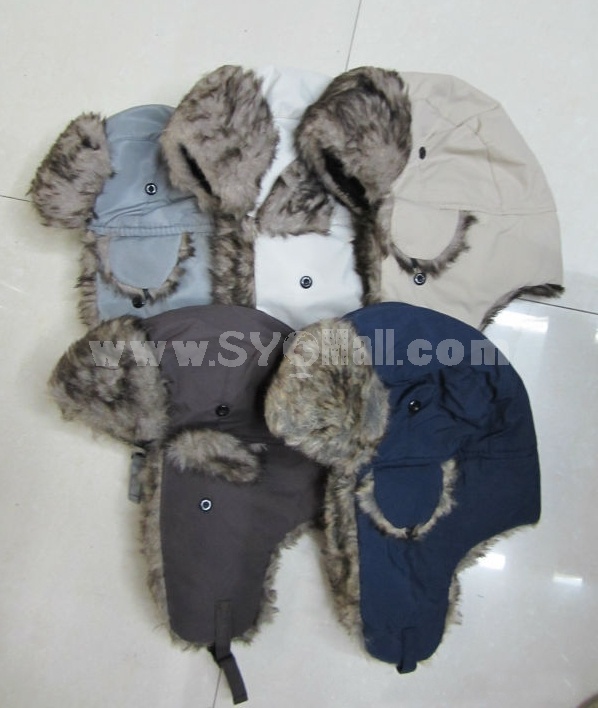 Nylon Taslon Ear Protection Cold-proof Hats
