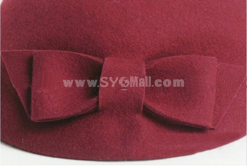 Small Bow Tie Bowler Hat