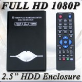 Wholesale - 2.5" Mini Media Player 3D Full HD 1080P HDMI RM-SD USB MKV (Up To 2TB HDD)