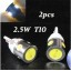 2PCS T10 W5W 4 SMD LED Car Wedge Light 2.5W High Power White Lamp Bulb 12V JW5