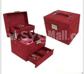 GUANYA Stylish Flannelette Multilayer Jewel Box (P22-A8)